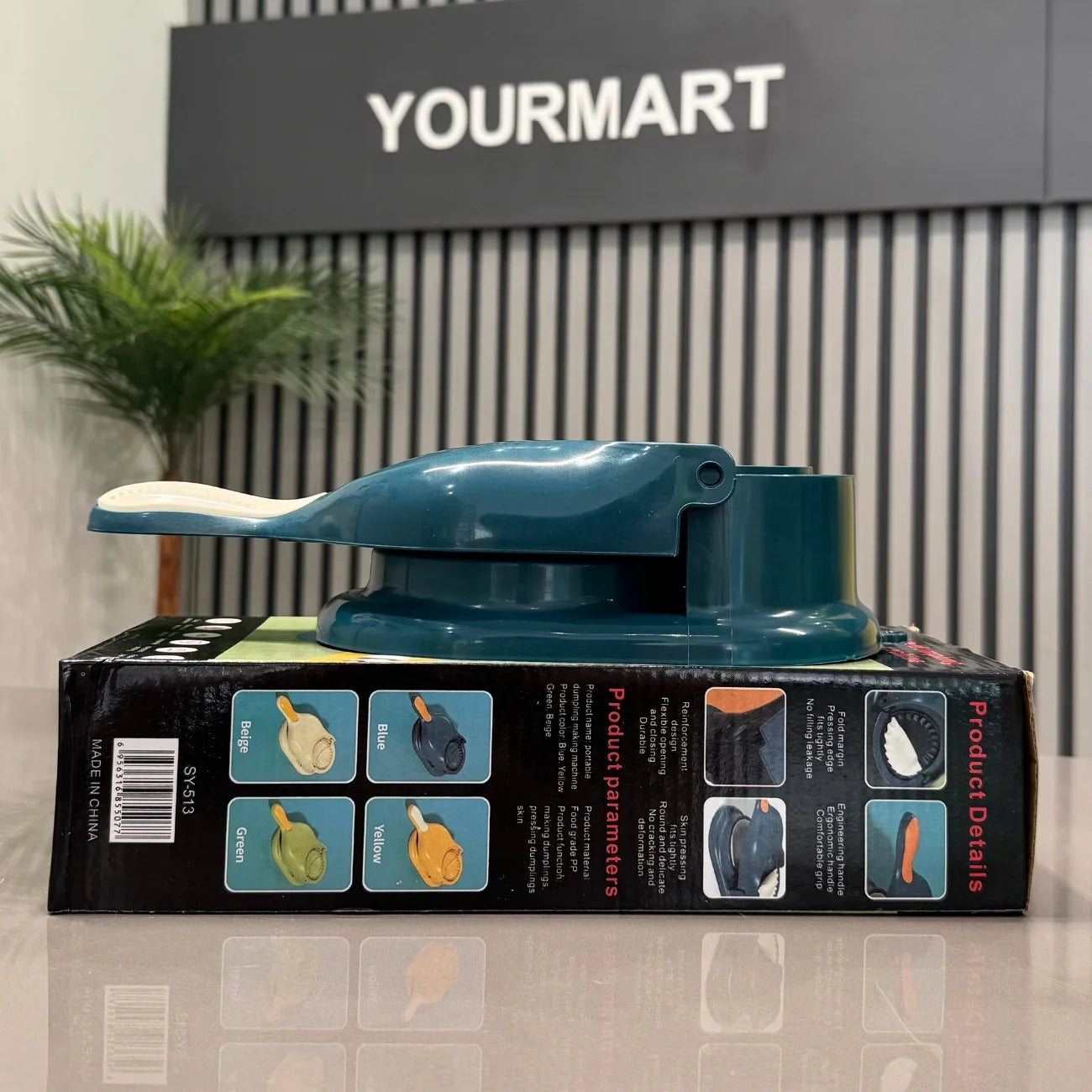 2-in-1 Dumpling & Samosa Maker | Mini Manual Tortilla & Dough Press | Random Colors