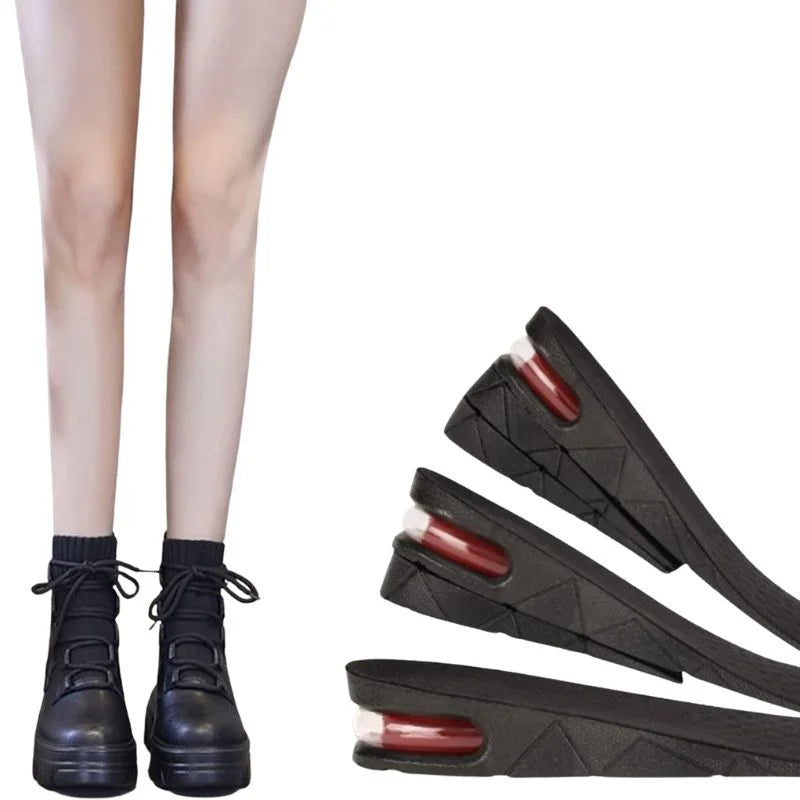 3 Layer Height Increase Insoles – Adjustable 3 cm to 7 cm | Soft, Comfortable & Shock-Absorbing | Elevator Shoe Inserts for Men & Women