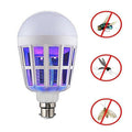 2-in-1 LED Mosquito Killer Bulb | 15W Insect Zapper Light | Silent, Odorless, Energy Saving